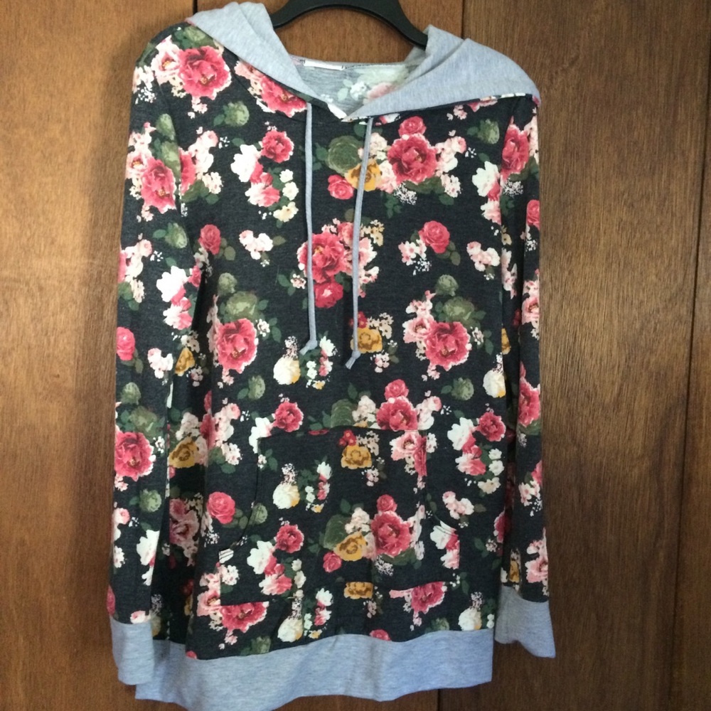Floral Hoodie